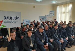 Ağdaşın Pirəzə, Abad və Kotavan kəndlərinin seçiciləri ilə görüşlər keçirilib