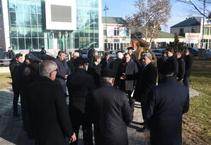 Nizami Cəfərov Ağstafa şəhərində ağsaqqal və ziyalılarla görüş keçirib