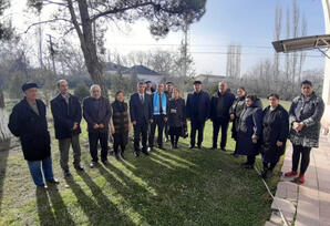 Deputatlığa namizəd Sadiq Qurbanovun seçicilərlə görüşləri davam edir