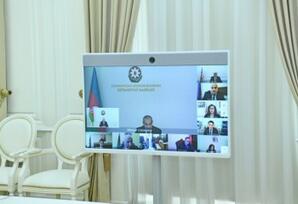 Dayanıqlı İnkişaf üzrə Milli Əlaqələndirmə Şurasının növbəti iclası videokonfrans formatında keçirilib