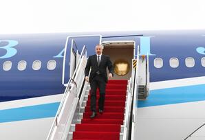 Prezident Naxçıvan Muxtar Respublikasına səfər edib