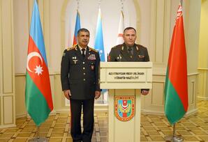 Azərbaycan-Belarus hərbi-texniki əməkdaşlıq müzakirə olunub