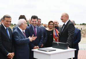 Prezident Ağdamda ictimaiyyət nümayəndələri ilə görüşüb - FOTOLAR