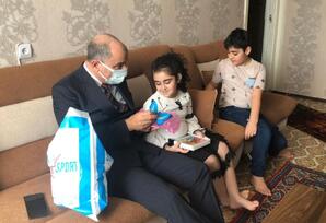YAP nümayəndələri Qalibin 10 yaşını təbrik edib