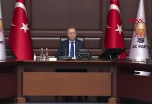 Ərdoğan YAP nümayəndə heyətini qəbul edib - FOTOLAR