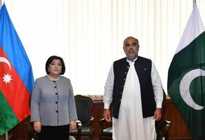Sahibə Qafarova Pakistan Milli Assambleyanın Sədri ilə görüşüb - FOTO