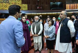Sahibə Qafarova Pakistan Milli Assambleyanın Sədri ilə görüşüb - FOTO