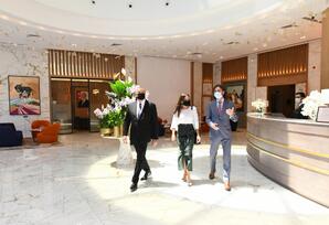 Prezident Bakıda “Intercontinental” otelinin açılışında iştirak edib - FOTOLAR