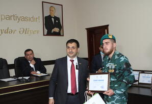 YAP Sabunçu rayon təşkilatında qazilərlə görüş keçirilib FOTOLAR
