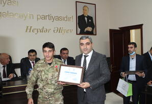 YAP Sabunçu rayon təşkilatında qazilərlə görüş keçirilib FOTOLAR