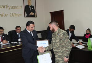YAP Sabunçu rayon təşkilatında qazilərlə görüş keçirilib FOTOLAR