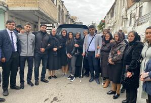 YAP Səbail rayon təşkilatının fəalları şəhid Nicat Şükürlünün ildönümündə iştirak ediblər FOTOLAR