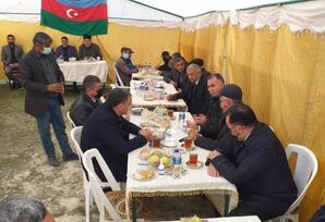 “Şəhid ailələrinə qayğı” FOTOLAR