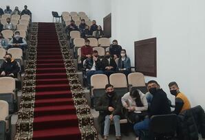 Samuxda Müstəqillik Gününə həsr olunan bilik yarışması keçirilib FOTOLAR