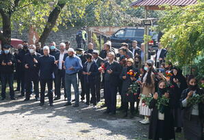 Zaqatalada şəhidlərin xatirəsi yad olunub ANIM