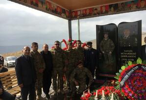 Qobustan rayonunun Sədəf kəndində şəhid Elyar Vəliyevin anım günü keçirilib ANIM