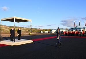 Türkiyə Prezidentinin Zəngilanın Ağalı kəndində rəsmi qarşılanma mərasimi olub - FOTOLAR