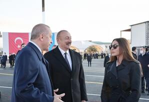 Türkiyə Prezidentinin Zəngilanın Ağalı kəndində rəsmi qarşılanma mərasimi olub - FOTOLAR