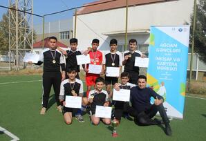 Ağdamda Zəfərimiz futbol turniri adlı yarış keçirilib