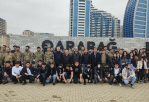 YAP-ın Xəzər, Qaradağ, Nizami və Sabunçu rayon təşkilatlarının nümayəndələri Hərbi Qənimətlər Parkını ziyarət ediblər