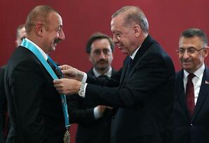 Prezident İlham Əliyevə Türk Dünyasının Ali Ordeni təqdim edildi