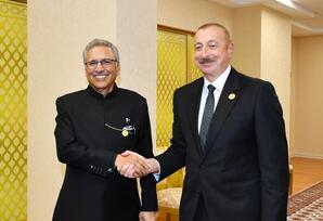 Prezident İlham Əliyevin Pakistan Prezidenti Arif Alvi ilə görüşü olub - FOTOLAR