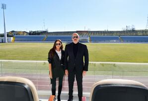 Quba Olimpiya İdman Kompleksində yaradılan şəraitlə tanışlıq - FOTOLAR