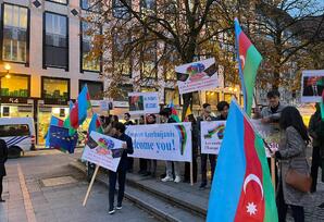 Ali Baş Komandanı Avropadakı vətənpərvər azərbaycanlılar belə qarşıladı - FOTOLAR 