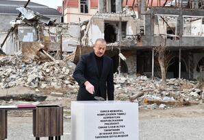 Prezident İlham Əliyev Gəncə şəhərində səfərdə olub - YENİLƏNƏCƏK 