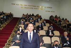 YAP Samux rayon təşkilatı sədrinin təqdimatı olub