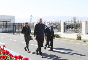 Prezident və Birinci xanım elektrik yarımstansiyalarının açılışlarında iştirak ediblər - FOTOLAR
