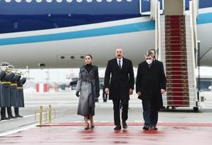 Prezident İlham Əliyev Rusiyaya rəsmi səfər edib