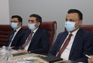 ÜST-nin nümayəndələri ilə Agentlikdə görüş keçirilib - FOTOLAR 