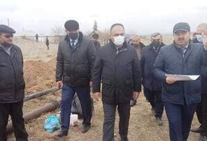 Qazanbulağın içməli su problemi həll olunur FOTO