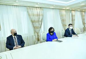 Türkiyəli deputatlar Milli Məclisdə olublar FOTO