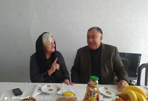 YAP Xəzər rayon təşkilatının sədri şəhid ailəsini ziyarət edib - FOTO