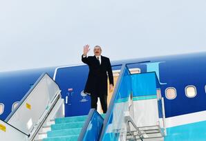 Prezident İlham Əliyevin Türkiyəyə işgüzar səfəri başa çatıb