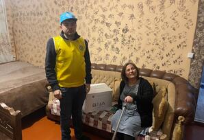 Novruz bayramı münasibətilə humanitar yardım aksiyası davam etdirilib - FOTOLAR