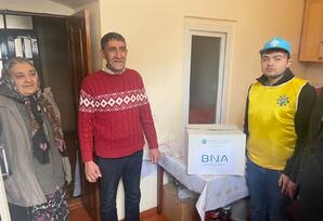 Novruz bayramı münasibətilə humanitar yardım aksiyası davam etdirilib - FOTOLAR