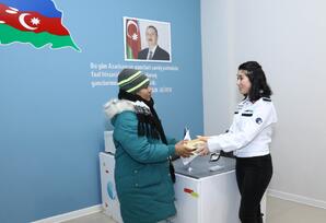 Dövlət Miqrasiya Xidmətində xeyriyyə aksiyası keçirilib - FOTOLAR