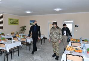 Müdafiə Nazirliyinin Suqovuşanda “N” saylı hərbi hissəsinin açılışı olub - FOTOLAR