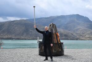 Prezidentin Novruz bayramı münasibətilə Azərbaycan xalqına təbriki - FOTOLAR