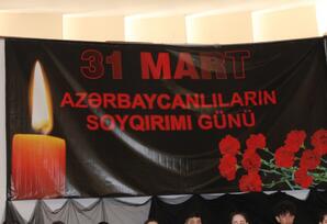 31 Mart soyqırımı bəşəriyyətə və sivilizasiyaya qarşı ağır cinayətdir - FOTOLAR