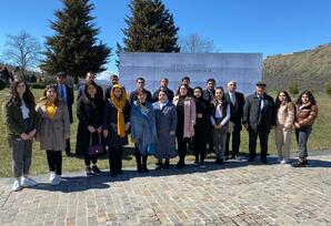 Quba şəhərində yerləşən "Soyqırımı Memorial Kompleksısi"nə ekskursiya - FOTOLAR