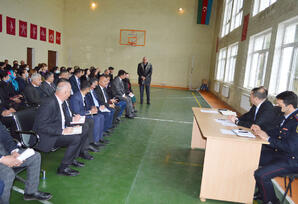 Pensər kəndində əhali ilə görüş