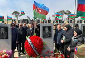Sabunçu rayonunda şəhidin anım mərasimi keçirilib - FOTOLAR