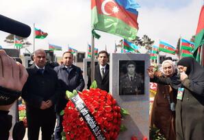 Sabunçu rayonunda şəhidin anım mərasimi keçirilib - FOTOLAR