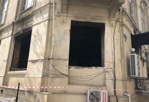 Gecə klubunda baş vermiş yanğından - FOTOREPORTAJ