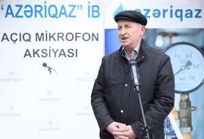 Nəsimi rayonunda "Açıq mikrofon" aksiyası baş tutub - FOTOLAR 