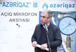 Nəsimi rayonunda "Açıq mikrofon" aksiyası baş tutub - FOTOLAR 